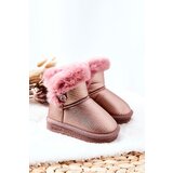 Boto Fleece-lined Snow Boots Pink Bessie | ePonuda.com