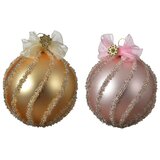 Other novogodišnja kugla roze sa mašnicom | ePonuda.com