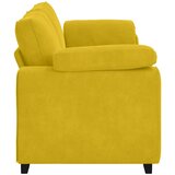  Trosjed Žuti 220x77x82 cm Baršun | Shoptok.si