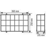 ESYLUX zaščitna kletka za SLF 100 SLF30BASKETGUARDWALL, (21225011) | Shoptok.si