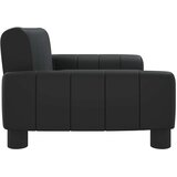 Krevet za pse crni 70 x 45 x 30 cm od umjetne kože | shoptok.hr