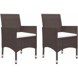  5-dijelni vrtni blagovaonski set smeđi | shoptok.hr