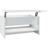  Stolić za kavu bijeli 80 x 50 x 40 cm od konstruiranog drva | shoptok.hr