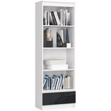 AKORD POLICA R 60 cm CLP 1 Predal 4 Police BELO / GRAFITNI SJAJ, (21714287) | Shoptok.si