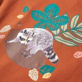  Dječja majica s dugim rukavima boja konjaka 128 | shoptok.hr