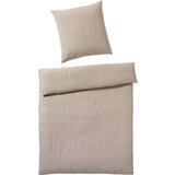 Elegante Breezee set pollanene posteljnine - peščena - 40x80 cm + 135x200 cm u
