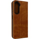 AVIZAR Ovitek Honor 90 Lite, preklopna denarnica - kolekcija CrossWeave Wallet Brown, (20686228) | Shoptok.si