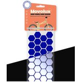 Movolux visoko odsevne nalepke Hexa Form, modre u