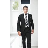 Dewberry 76373 Mens Black 6 Drop Suit Set - Blazer-Trousers-BLACK | shoptok.hr