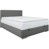 CARRYHOME POSTELJA Z VZMETNICO 120 cm x 200 cm , tekstil siva | Shoptok.si