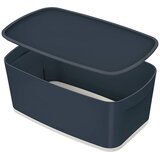 Leitz Škatla za shranjevanje Cosy s pokrovom, siva | Shoptok.si