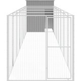  Kućica za pse s igralištem svjetlosiva 165x863x181 cm čelična | shoptok.hr