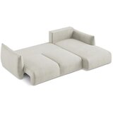 Makamii Bež sklopiva kutna garnitura (s desnim kutom/s ležaljkom) Leila – | shoptok.hr