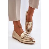 EVENTO Women's Flat Heel Loafers Gold Sylvaine | Shoptok.si