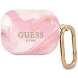 Guess GUAPUNMP ovitek za slušalke za AirPods Pro - marmor roza Cene