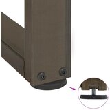  Noge za konzolni stol T-oblika 2 kom Crne 38x25x(72-73) cm Čelik | shoptok.hr