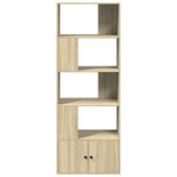  Regal za knjige boja hrasta 70x36x189 cm od konstruiranog drva Slike