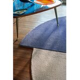 Flair Rugs Plavi ručno rađen vunen okrugao tepih ø 150 cm Mia Segment – | shoptok.hr