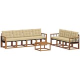  Set vanjskih sofa 8 kom. Prirodna i bež | shoptok.hr