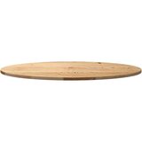 vidaXL Stolna ploča 100x50x2 cm od ovalna masivna hrastovina | shoptok.hr