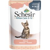 Schesir Ekonomično pakiranje Jelly vrećice 24 x 85 g - Kitten piletina Cijene