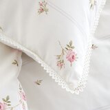Bianca Kremno bela 3-delna posteljnina za zakonsko posteljo iz bombažnega perkala 200x200 cm Vintage Rosebud Lace – | Shoptok.si