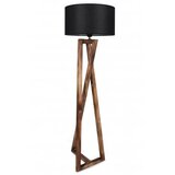 Opviq Črna/rjava stoječa svetilka s tekstilnim senčilom (višina 166 cm) Maçka – | Shoptok.si
