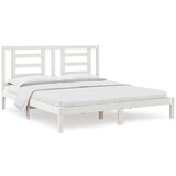 Furnova Posteljni okvir bel iz trdnega lesa 180x200 cm, (21940994) | Shoptok.si