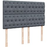  Krevet s oprugama i madracem tamnosivi 160x200 cm baršunasti | shoptok.hr