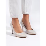 SERGIO LEONE White stiletto pumps by cene