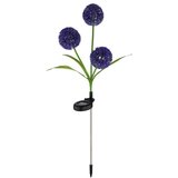 Globo 33599P - LED solarna svetiljka SOLAR 3xLED/0,06W/3V 5000K IP44 ljubičasta | Eponuda.com
