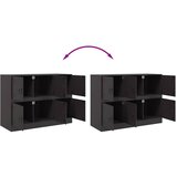  Komoda crna 99 x 39 x 73 cm čelična | shoptok.hr