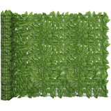 vidaXL Balkonsko platno z zelenim listjem 600x150 cm Cene
