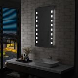 vidaXL kupaonsko LED zidno ogledalo 60 x 100 cm Cijene