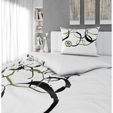 Esposa obojestranska posteljnina 140/200 cm saten zelena, črna | Shoptok.si