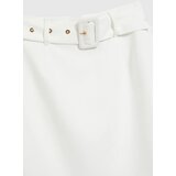 Marisse Women's Skirt L-Sc-4302 Off White | Shoptok.si