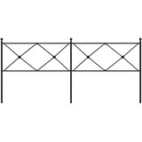  Metalno zamjensko uzglavlje crno 193 cm | shoptok.hr