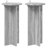  Stalak za biljke 2 pcs Siva sonoma 29 5 x 29 5 x 60 cm | shoptok.hr