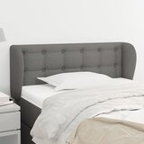  Uzglavlje s ušima tamnosivo 103x23x78/88 cm od tkanine | shoptok.hr