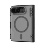 Nillkin super frosted shield fold magnetic case za iphone duo providno crna Cene