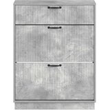 Ormar za cipele HOORN 78 x 24 x 100 cm Konstruirano drvo - Betonska siva | shoptok.hr
