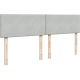  Krevet s oprugama i madracem svjetlosivi 180x200 cm baršunasti | shoptok.hr