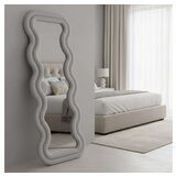 Hanah home Ogledalo Mundo Oval Cream | ePonuda.com