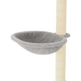  Penjalica za mačke sa stupovima za grebanje svjetlosiva 95 cm | shoptok.hr