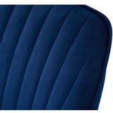 Unique Furniture Tamno plave baršunaste blagovaonske stolice u setu s naslonima za ruke 2 kom Nolan Stripe – | shoptok.hr
