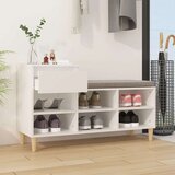 Ormarić za cipele bijeli 102 x 36 x 60 cm od konstruiranog drva | shoptok.hr