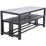 Pivska garnitura Star (3-dij., Crne boje)  Pivska garnitura Star (3-dij., Crne boje) Slike