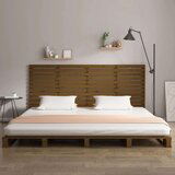  Stensko posteljno vzglavje medeno rjavo 156x3x91,5 cm borovina, (20736052) | Shoptok.si