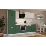  Kuhinjski blok CALIFORNIA ZELENA 270 cm z vgradnimi aparati | Shoptok.si