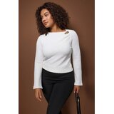 Trendyol Ženska bluza Tbbaw26Af00100, Krem | Eponuda.com